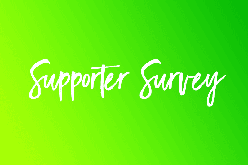 Supporter Survey